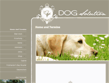 Tablet Screenshot of dog-solution.de